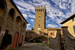 cylcing tuscany Gargonza