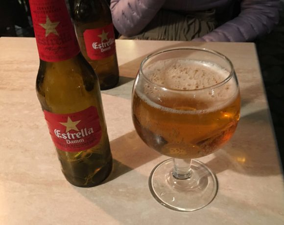 beer after bike ride mallorca
