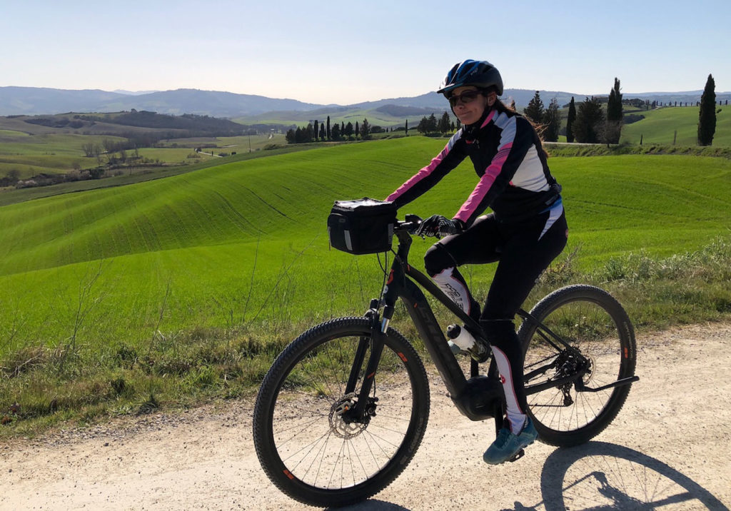 orcia marzo cycling Why start bike tour in Pienza?