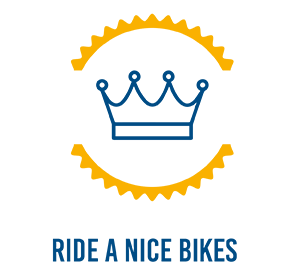 ride nice bike icon