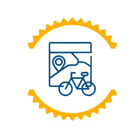 bike & map icon