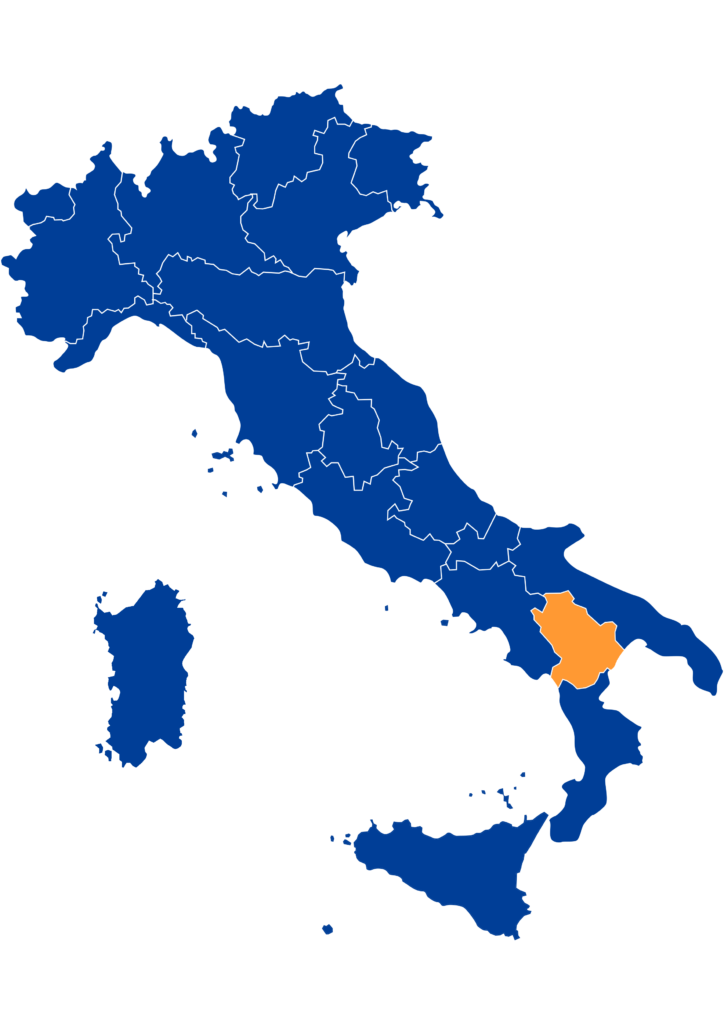 basilicata region map