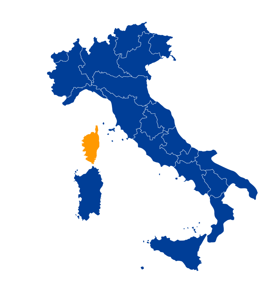corsica island bike tour map